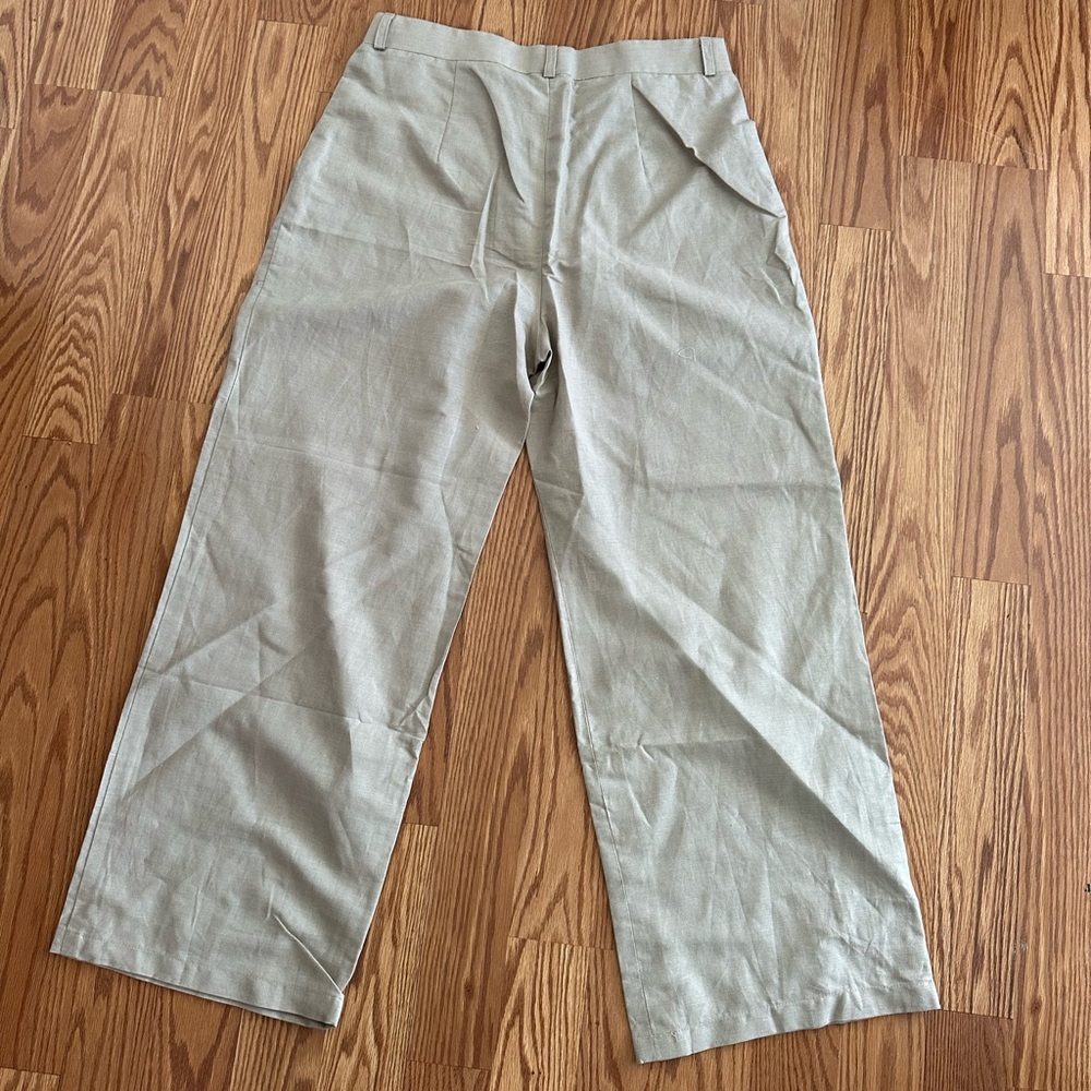 Tan Linen Pants